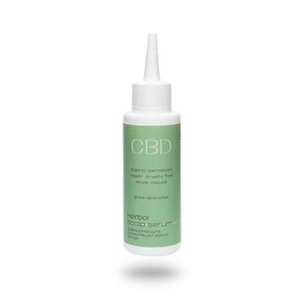 SERUM PËR RRITJEN E FLOKËVE DHE FORCIM RRËNJE ME KANABIDOL TË KËRPIT